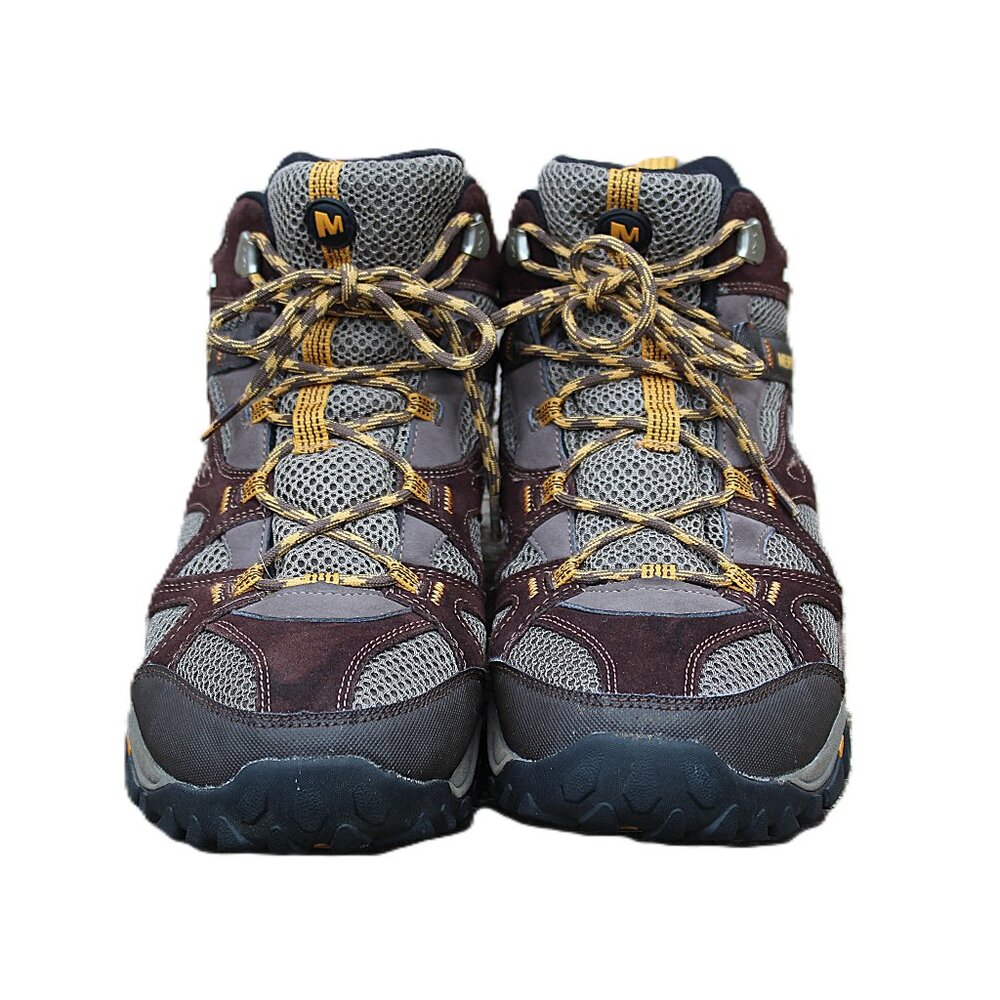 Merrell Moab 2 Mid Brown Waterproof Vibram Hiking Boots J65175 Men’s Size 10.5